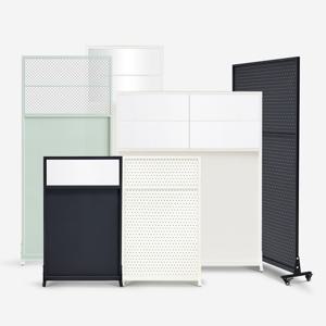 [숨결] 몰리 타공판 철제 파티션