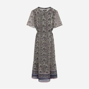 프릴 포인트 보더믹스 원피스_T256MOP159W