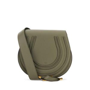 여성 카키 Marcie 가죽 새들 백 CHC24AS679I31 3D6