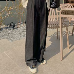 [브리치]  / 코코 찰랑 데님 슬랙스 핀턱ver (2color)