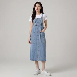 [브리치] KARRA / 텐버튼데님오버롤원피스 A3F0971