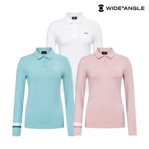 공식 신상 여성 CO 심플 로고 절개 폴로 골프 티셔츠 L 권은비 착용 WWP25291