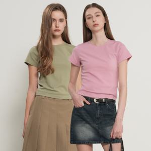 소프트 슬림핏 티셔츠 [6COL] / WBE3L01503