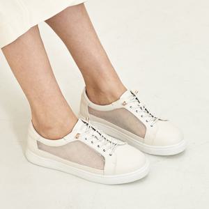 [정상가 155,000] 여성 소가죽 시스루 스니커즈 - 3FR4050/4051