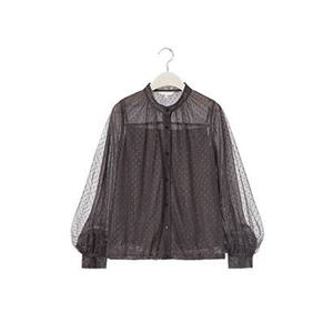 [최초가 69,900원]시에른 튤 블라우스 블루종