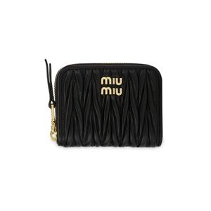 여성 마테라쎄 블랙 동전지갑 5MM268 AFPP F0002