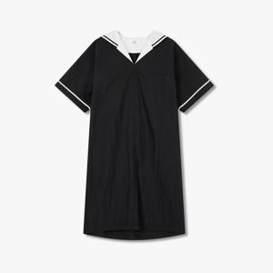 [톰보이] 배색 포인트 반팔 원피스 9175241985