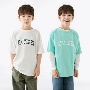 타미힐피거 믹스 그래픽 티셔츠 2종 택1 (T42F6KKO300BT1)