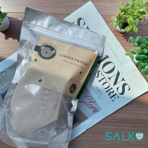 카페드살코 무표백 커피필터 200매 홈카페 핸드드립 커피여과지