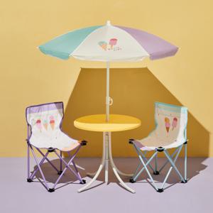 키즈 젤라또 파라솔 의자2P세트 토들러