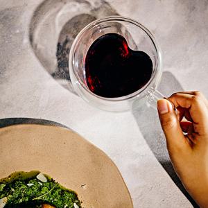 하트(300ml) 이중유리 내열유리컵2P