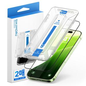 2매 풀커버 3중 간편부착 타이탄 강화유리 아이폰 17 16 프로 프로맥스 에어 액정보호필름