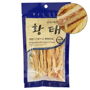 강아지 수제 간식 황태 육포 28g 1P 영양 스낵 어포
