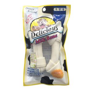 도기프랜드 우유껌 2P 뼈다귀 딩고껌 치아간식 개껌 애견 턱강화 외출