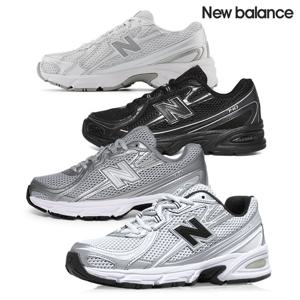 NEW BALANCE 남성 여성 빅키즈 740 BM2 BO2 WN 운동화  메탈릭 화이트 실버 블랙 U740WM2 U740BO2