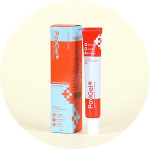 강아지 고양이 연고 포비겔/ 반려동물 상처용/ 발사탕, 습진/ 20g