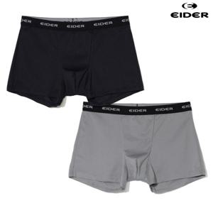 [아이더] DMA24883_Z1 남성 에어메쉬 아웃밴드 드로즈 2SET Black