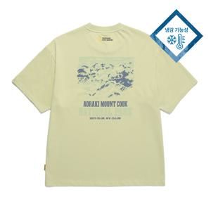 N242UTS920 파크 컨셉 리젠아스킨 반팔 티셔츠 LIGHT JADE