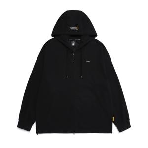 N252UFT940 경량 다이마루 후드 풀집업 CARBON BLACK