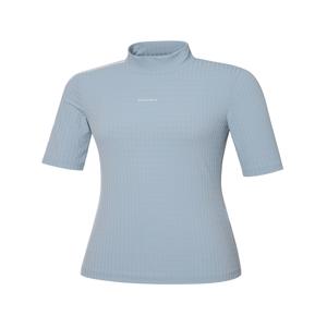 여성 CO 소프트 골지 반넥 5부 티셔츠 WWM23218GB