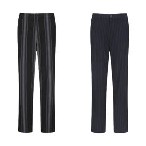 [마스터바니] 남성 스트라이프 슬림 스트레이트 팬츠 411D3PT306