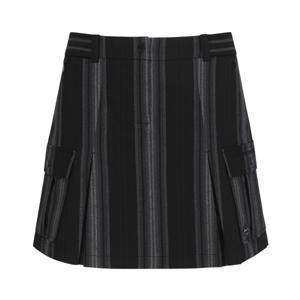 [마스터바니] 여성 스트라이프 플리츠 숏 팬츠 421D3PS208