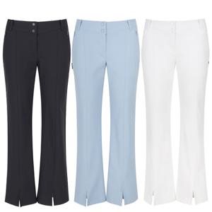 [마스터바니] 양말사은품 여성 투버튼 절개 팬츠 421D3PT309