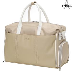 [골프공/양말드림]여성 배색 포인트 보스턴백 121E7BB051_BG