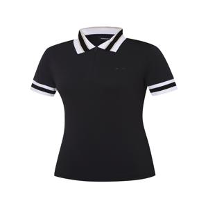 여성 CO 니트 믹스 폴로 티셔츠 WWM23223Z1