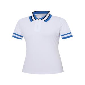 여성 CO 니트 믹스 폴로 티셔츠 WWM23223W2