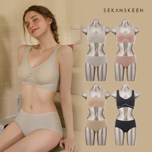 소프트 립 투톤 퓨징 브라팬티 패지키