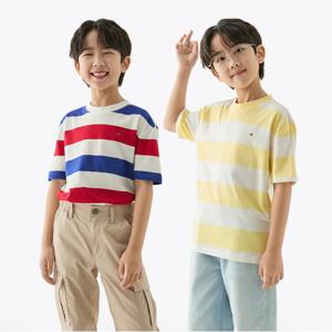 타미힐피거 볼드 스트라이프 티셔츠 2종 택1 (T42F0KKO230BT2)