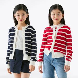 타미힐피거 스트라이프 케이블 가디건 2종 택1 (T42F1WCD550GT1)