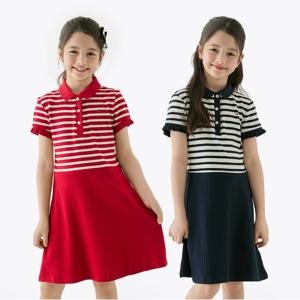 타미힐피거 러플 스트라이프 원피스 2종 택1 (T42F1RDR160GT1)