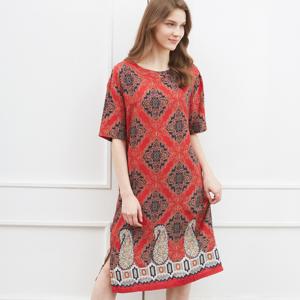 [라페어] 레드 페이즐리 지오 원피스 LWODD706-RE