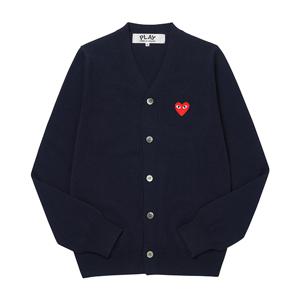 AX-N008-051 2 (P1N008 2) PLAY 플레이 레드 하트 와펜 브이넥 공용 가디건