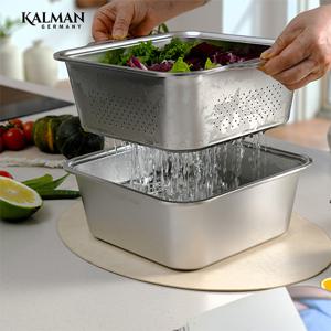 무연마제 특대 물빠짐 스텐바스켓 1종