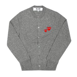 AX-N071-051 1 PLAY 플레이 더블 하트 와펜 공용 가디건