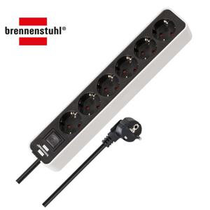 Ecolor 멀티탭 6구 화이트 1.5m