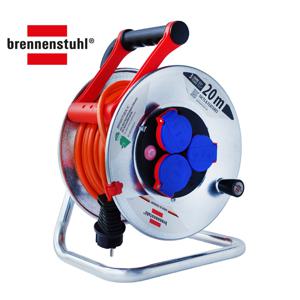 가렌트Ｓ240 케이블릴 3구 스틸오렌지 20m IP44