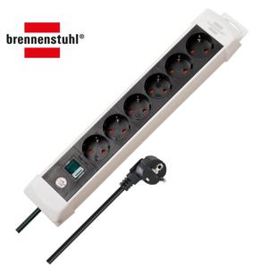 프리미엄라인 멀티탭 6구 화이트&블랙 3m