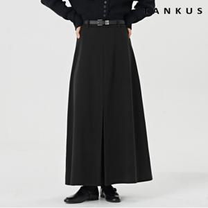 정상가 89,000원 벨티드 맥시 플리츠 롱스커트 (TW4SK015L0)