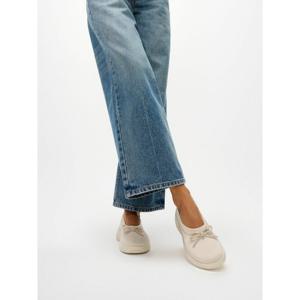 [삼성물산공식] 여성 슈퍼Q 보우 크리스탈 트림 니트 발레 플랫  파리스 베이지 (FT61K2M13A)