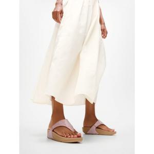 [삼성물산공식] 여성 루루 쉬머글리즈 토 포스트 샌들  데저트 블러쉬 (FT64K2T177)