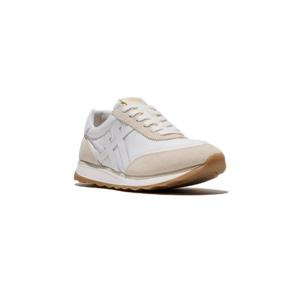 [삼성물산공식] 여성 레트로Q FF 패브릭/스웨이드 스니커즈  어반 화이트 믹스 (FT61K2N161)