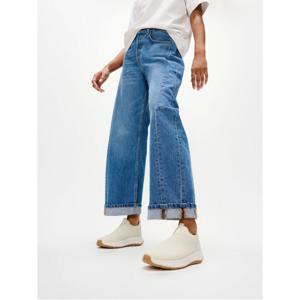 [삼성물산공식] 여성 F모드 플로우 텍스처드 니트 슬립온 스니커즈  크림 (FT61K2N150)