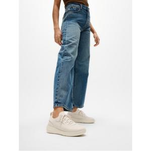 [삼성물산공식] 여성 슈퍼Q 크리스탈 트림 니트 슬립온 레이스드 스니커즈  파리스 베이지 (FT61K2N19A)