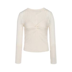 시스루 골지 가디건+꼬임 뷔스티에 세트 GS3N1CD351