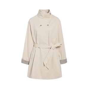 체크 소매 하프 트렌치코트 GS3N0TC301