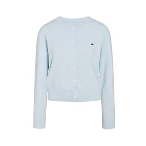 와펜 장식 무지 라운드넥 가디건 GS3N1CD331